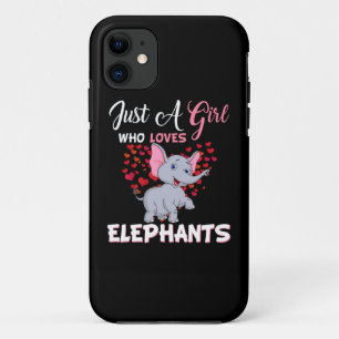 Just A Girl Who Loves Elephants Gifts Case-Mate iPhone Case