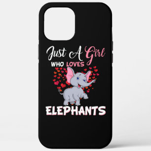 Just A Girl Who Loves Elephants Gifts iPhone 12 Pro Max Case