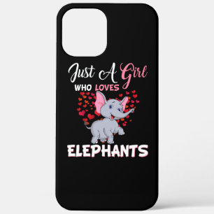 Just A Girl Who Loves Elephants Gifts iPhone 12 Pro Max Case
