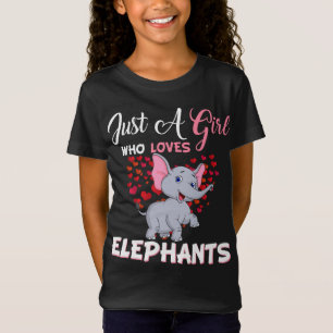 Just A Girl Who Loves Elephants Gifts T-Shirt