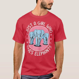 Just A Girl Who Loves Elephants Women - 1 T-Shirt