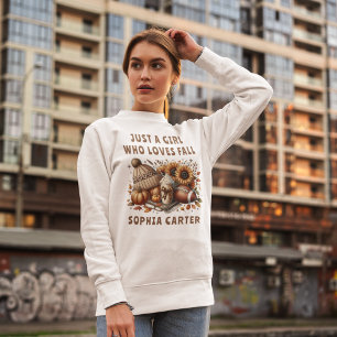 Just a Girl Who Loves Fall Autumn Cosy Sweatshirt