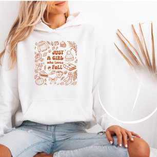 Just a Girl who Loves Fall Hoodie