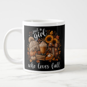 Just a Girl Who Loves Fall Large Coffee Mug