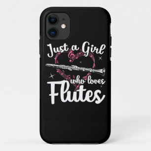 Just A Girl Who Loves Flutes Case-Mate iPhone Case