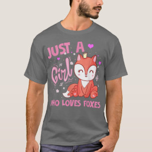 Just A Girl Who Loves FoesFo Lover Zookeeper  T-Shirt