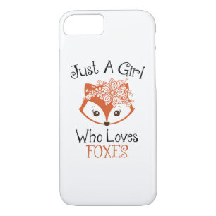 Just A Girl Who Loves Foxes Case-Mate iPhone Case
