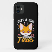 Just A Girl Who Loves Foxes Kids Girls Cute Fox Gi