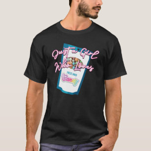 Just a Girl Who Loves Freeze Dried Candy  Graphic T-Shirt