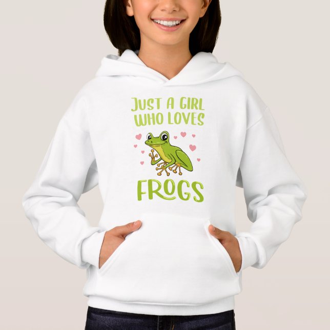 Just a girl who loves frogs (Front)