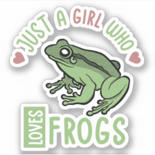 Just a girl who loves frogs Frog lover gifts