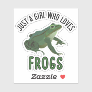 Just a girl who loves frogs Frog lover gifts