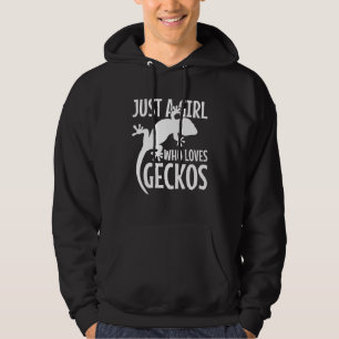 Just A Girl Who Loves Geckos  Leopard Gecko Hoodie