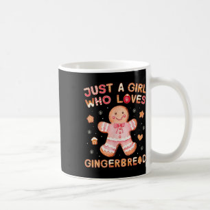 Just A Girl Who Loves Gingerbread Man Funny Christ Coffee Mug