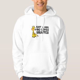 Just a Girl Who Loves Giraffes _2 Hoodie