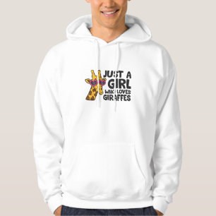 Just a Girl Who Loves Giraffes _3 Hoodie