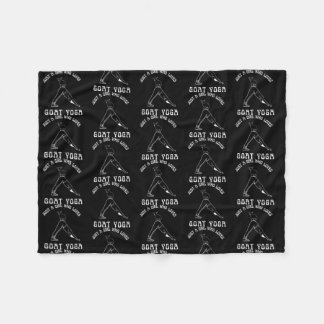 Just a Girl Who Loves Goat Yoga Funny Farm Fleece Blanket