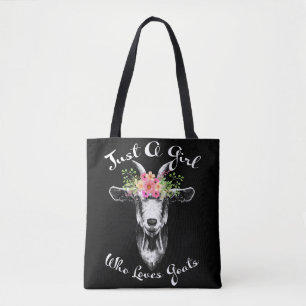 Just A Girl Who Loves Goats Tote Bag
