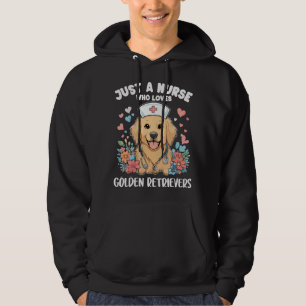Just a Girl Who Loves Golden Retrievers Dogs Lover Hoodie