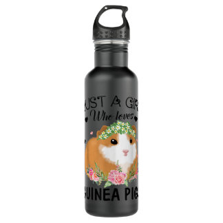 Just A Girl Who Loves Guinea Pigs Animal Lover Gi 710 Ml Water Bottle