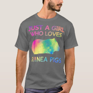 Just A Girl Who Loves Guinea Pigs Funny Guinea Pig T-Shirt