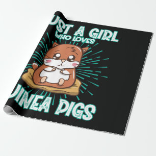 Just A Girl Who Loves Guinea Pigs Wrapping Paper