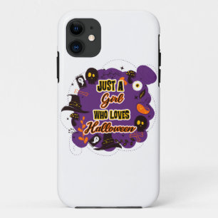 Just A Girl Who Loves Halloween Case-Mate iPhone Case
