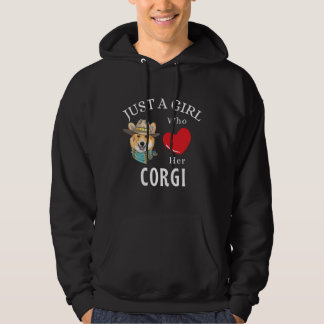 Just A Girl Who Loves Her Corgi Dog Hoodie