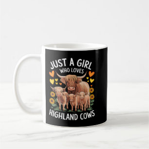 Just A Girl Who Loves Highland Cows Scottish Highl Coffee Mug
