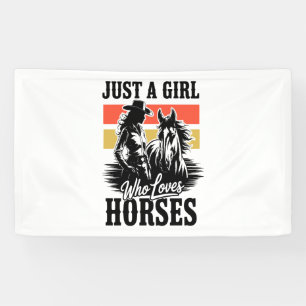 Just a Girl Who Loves Horses (3) Banner