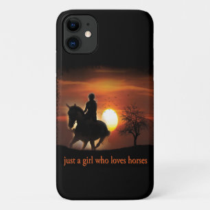 just a girl who loves horses Case-Mate iPhone case
