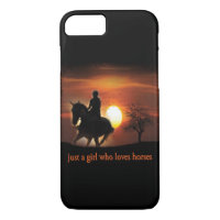 just a girl who loves horses