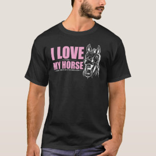 Just A Girl Who Loves Horses, Girls' Equestrian Sp T-Shirt