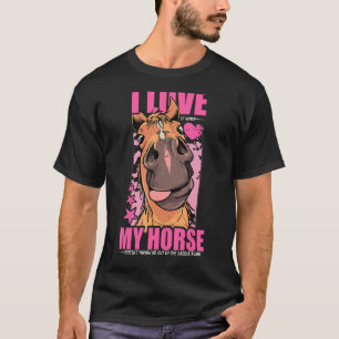 Just A Girl Who Loves Horses, Girls' Equestrian Sp T-Shirt