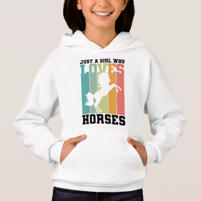 Just a girl who loves Horses | Horse Girl (Front)