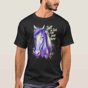 Just A Girl Who Loves Horses Horse Horse Girl T-Shirt