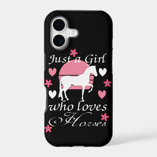 Just A Girl Who Loves Horses in Rose Pink