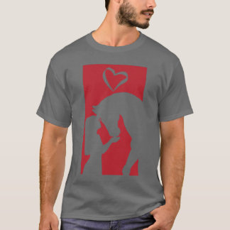 Just A Girl Who Loves Horses Riding Design family T-Shirt