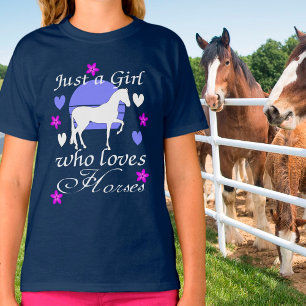Just A Girl Who Loves Horses T-Shirt