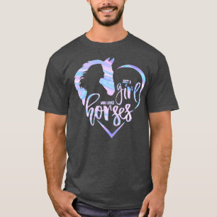 Just A Girl Who Loves Horses T-Shirt