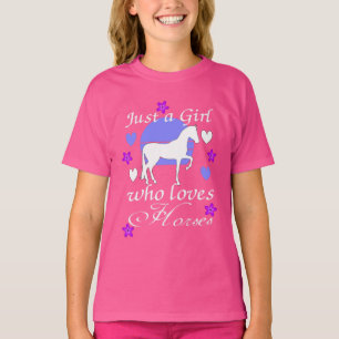 Just A Girl Who Loves Horses T-Shirt