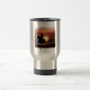 just a girl who loves horses travel mug