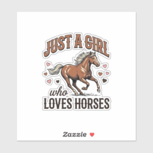 Just A Girl Who Loves Horses Vintage Horse Shirt_1