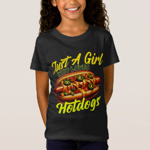 just a girl who loves hotdogs T-Shirt