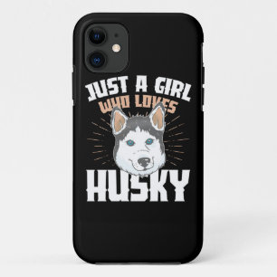 Just A Girl Who Loves Husky Case-Mate iPhone Case