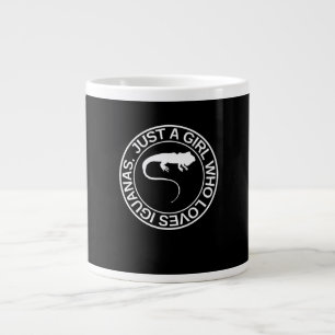 Just A Girl Who Loves Iguanas Gift For Women Lizar Large Coffee Mug