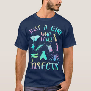 Just A Girl Who Loves Insects Lover Save The Plane T-Shirt