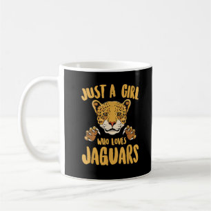 Just a Girl Who Loves Jaguars Funny Jaguar Women G Coffee Mug