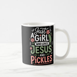 Just A Girl Who Loves Jesus And Ckles Coffee Mug