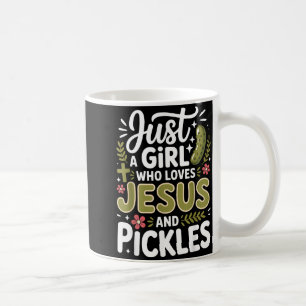 Just A Girl Who Loves Jesus And Ckles Coffee Mug